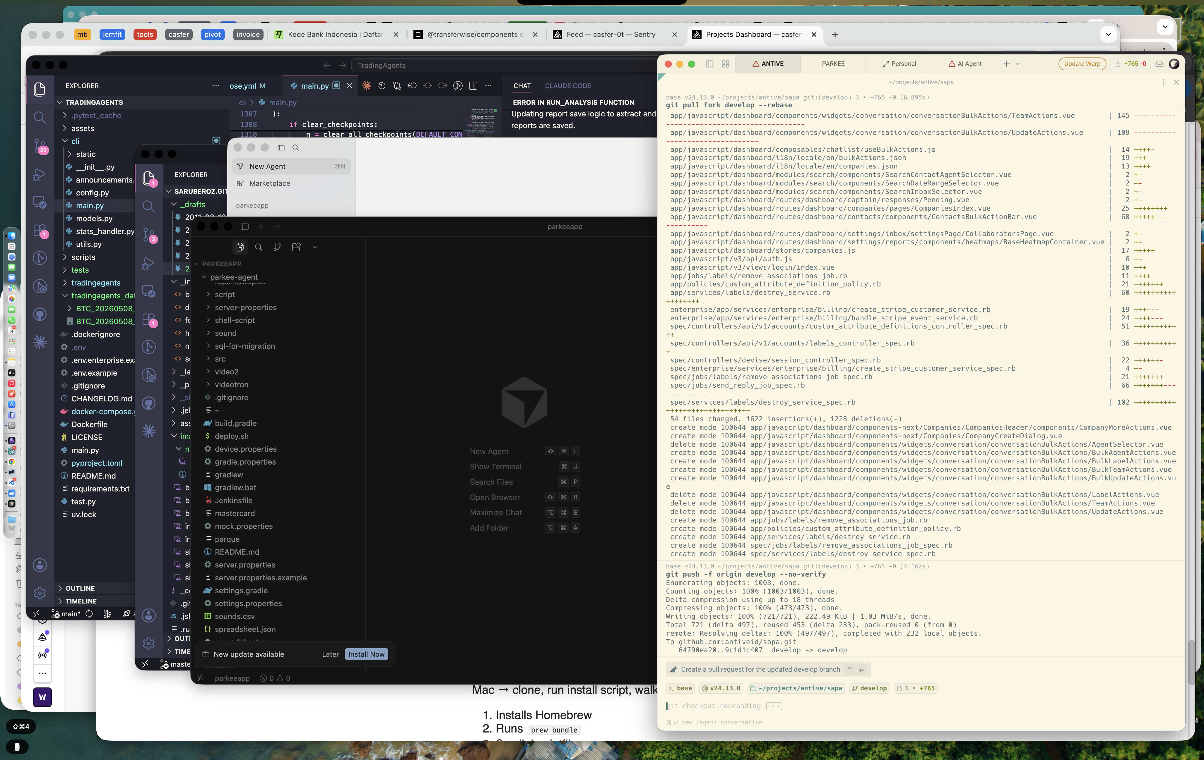 Desktop overview
