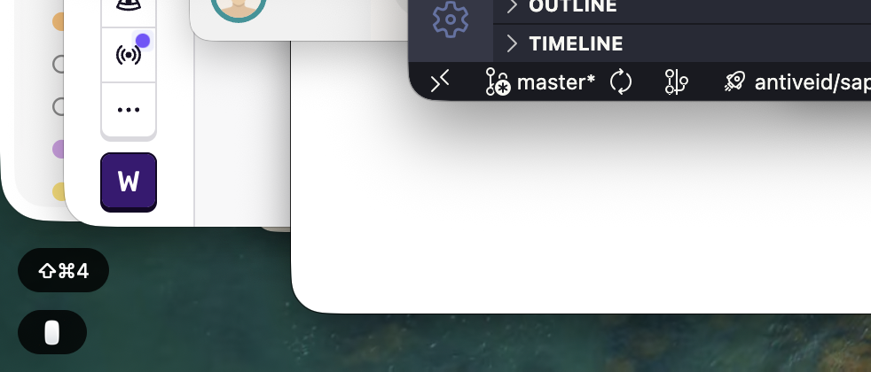 KeyCastr in a recording